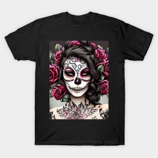 Sugar Skull Tattoo T-Shirt